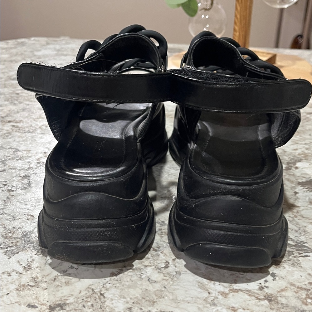 AZALEA WANG SKYLER PLATFORM SANDALS SIZE 10 - Picture 8 of 17